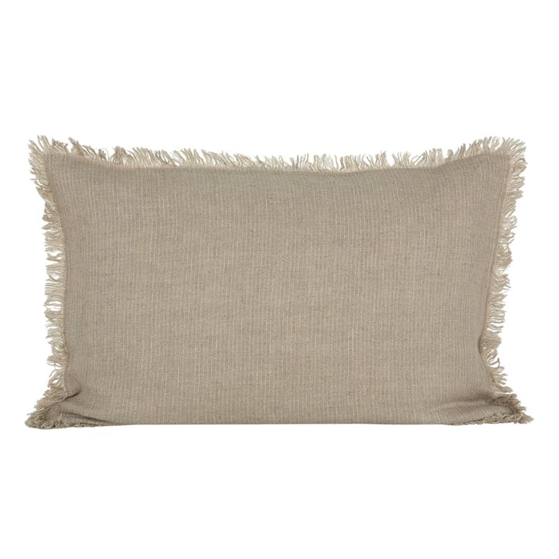 Funda Cojín Lino Dijon Natural/Marfil 40x60 cm - 40x60 cm
