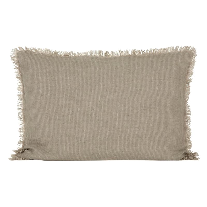 Funda Cojín Lino Dijon Natural/Marfil 50x70 cm - 50x70 cm