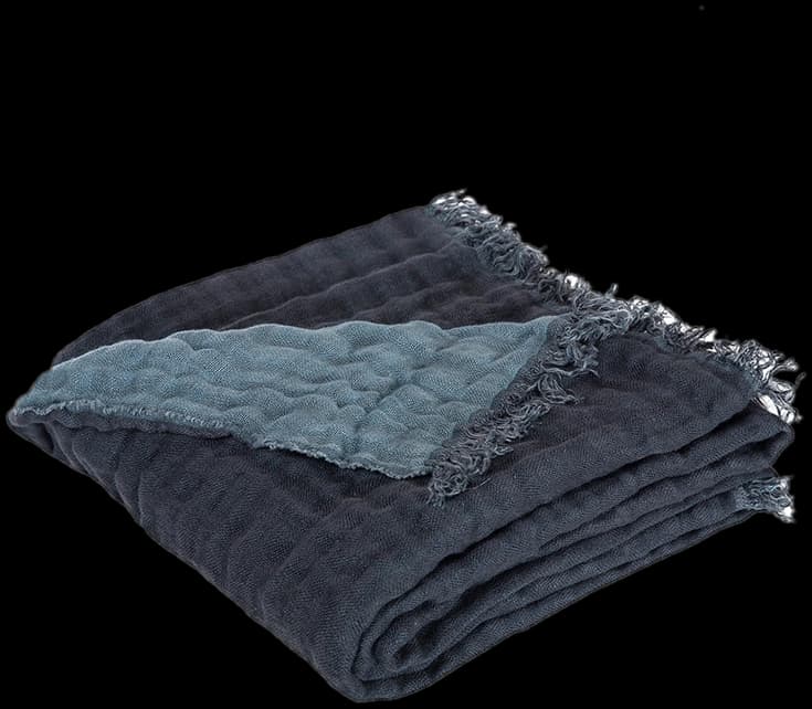 Manta Lino Baya Denim / Bleu Stone