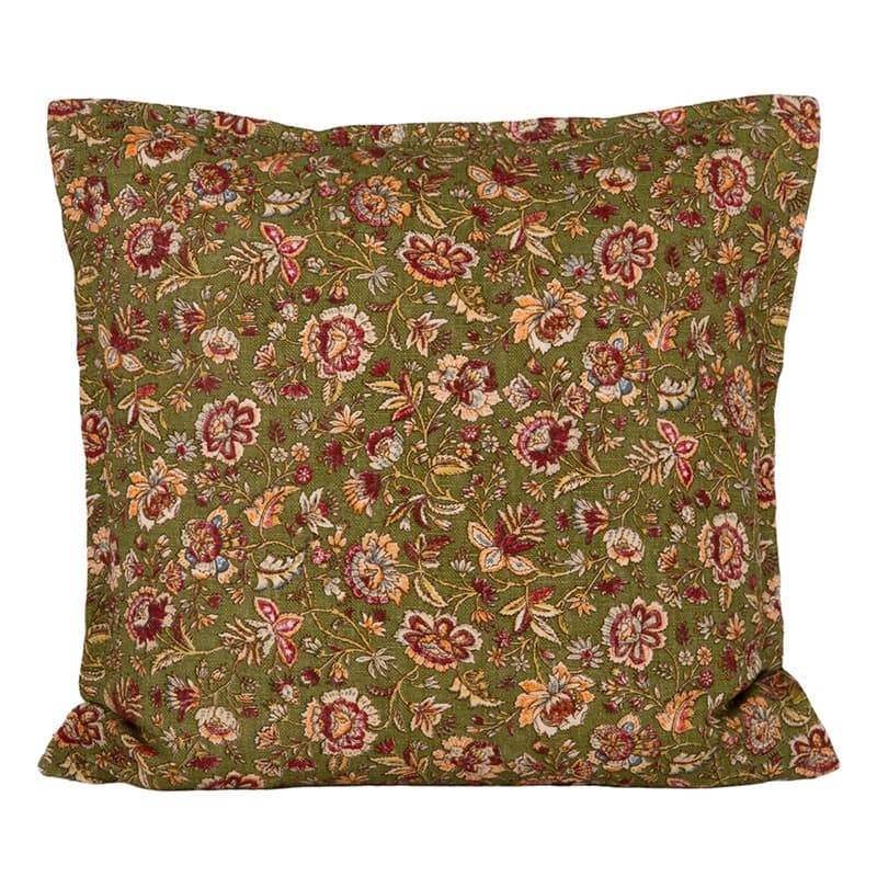 Funda Cojin Lino Samara Kaki 45x45 cm - 45x45 cm