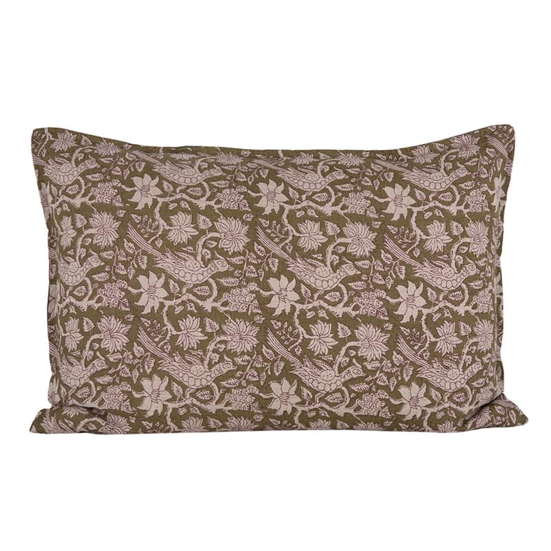 Funda Cojin Lino Jaipur Kaki 50x70 cm - 50x70 cm
