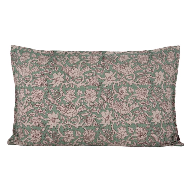 Funda Cojin Lino Jaipur Sauge 40x60 cm - 40x60 cm