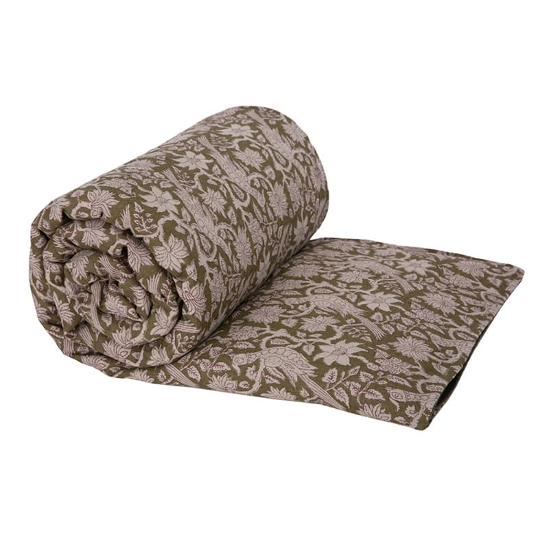 Funda Piecera Lino Jaipur Kaki XL 85x250 cm - 85x250 cm