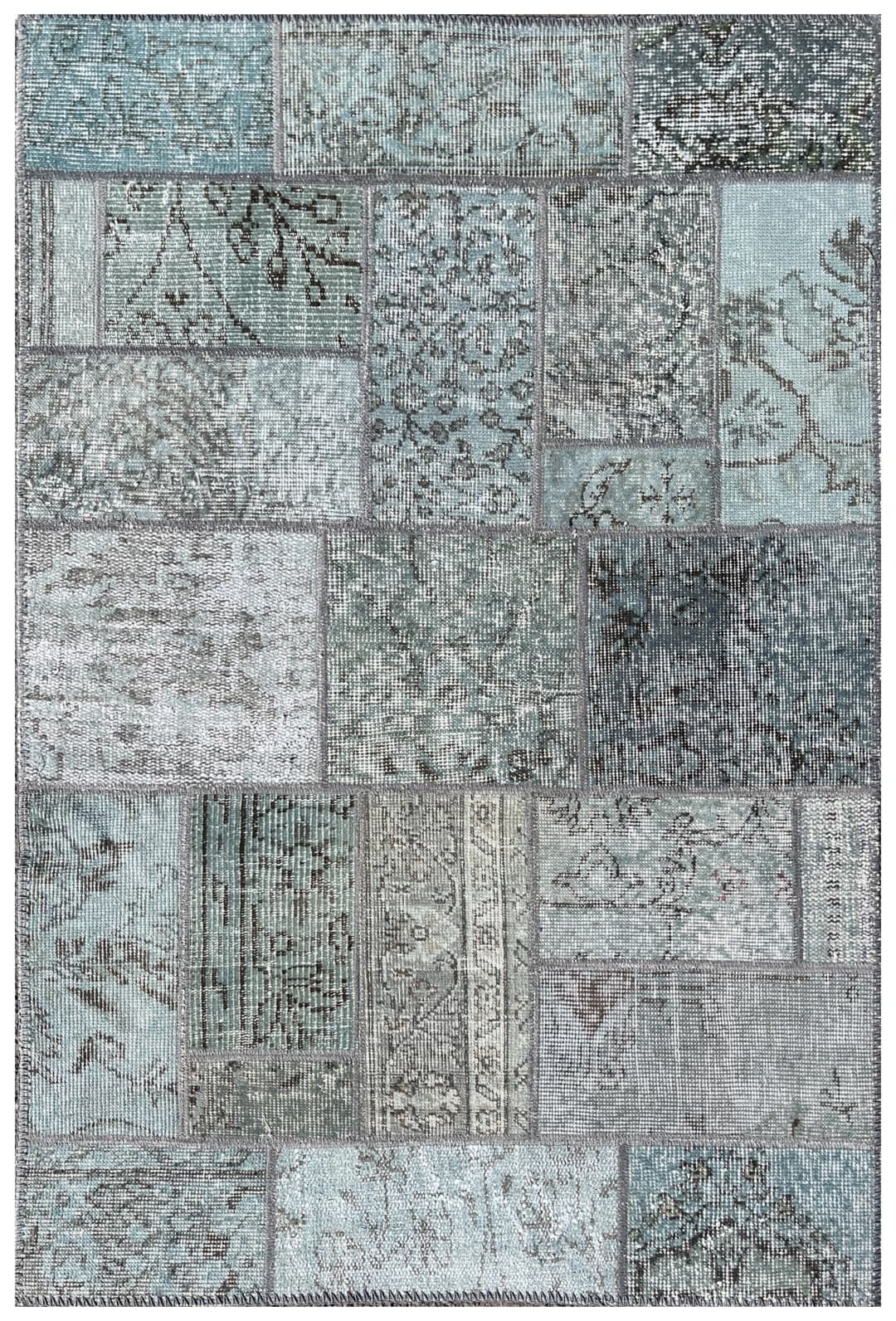 Alfombra Lana, Patchwork Estambul 1.50 x 1.00 mts. 0014 - 1.50 x 1.00