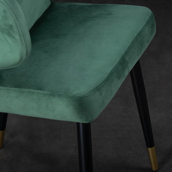 Silla La Cómoda Felpa verde