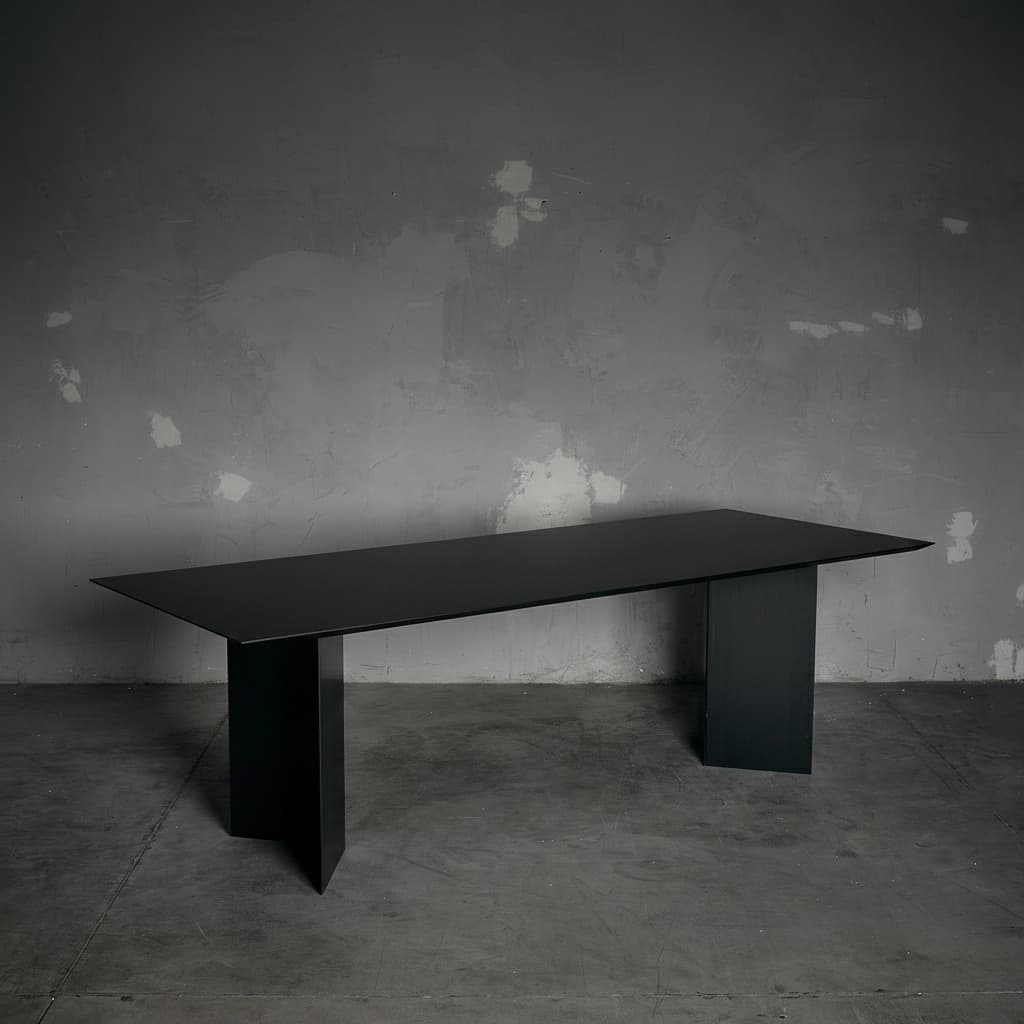 Mesa Comedor Oregano - NEGRO / 2.20 X 1.00