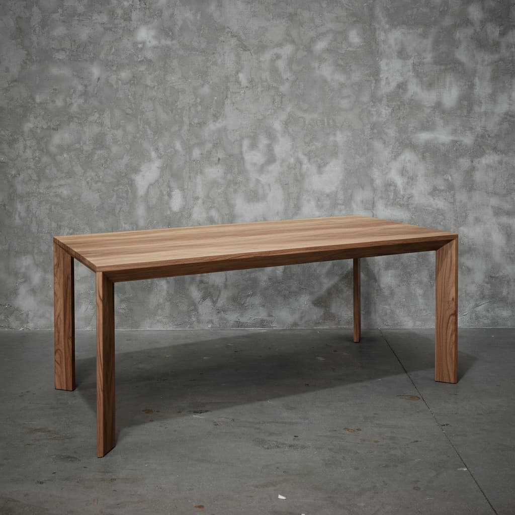 Mesa Comedor Diagonales - 2.00x 1.00 / NATURAL