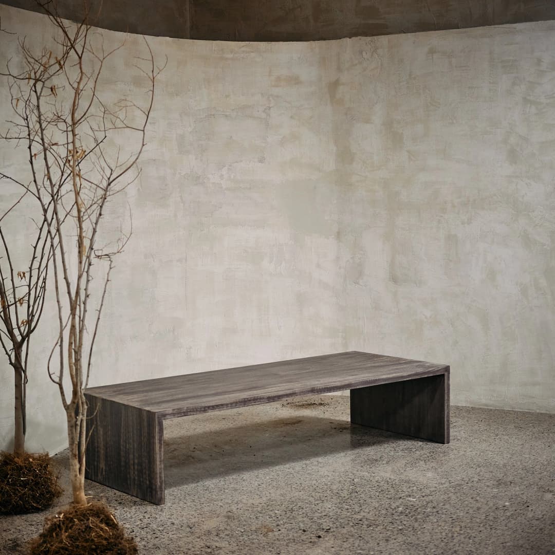 Mesa de centro la Gruta - 1.40 x 45 / NOGAL