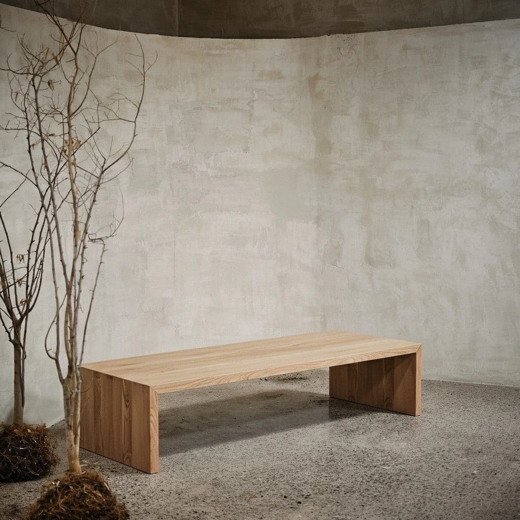 Mesa de centro la Gruta - 1.80 x 55 / NATURAL