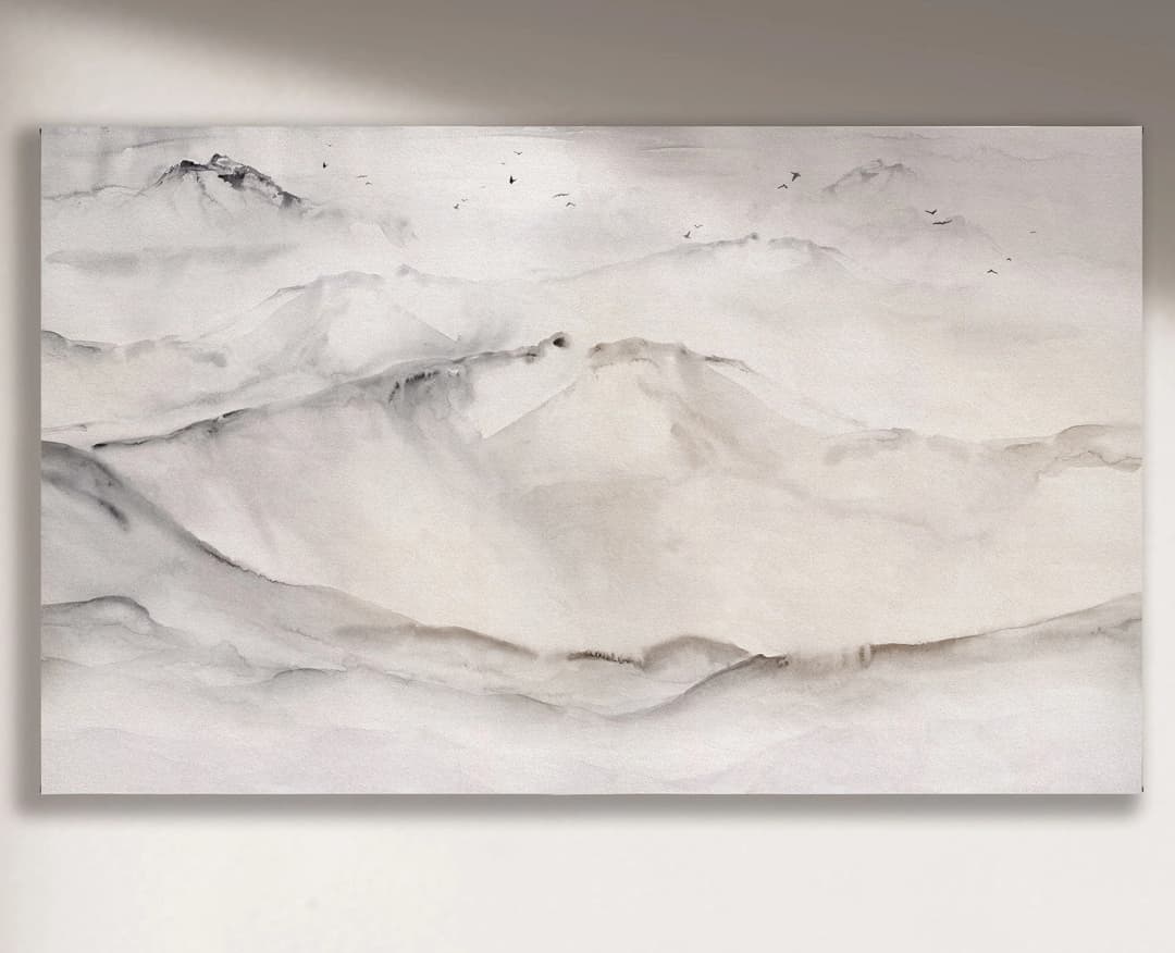 Cuadro Aysen horizontal - 190x120 cm / Lona tensada con bastidor