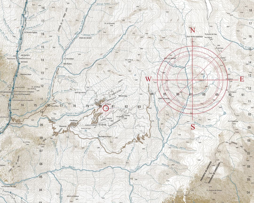 Mapa Cordillera