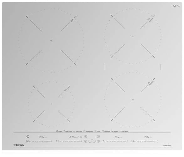 Encimera De Inducción 4 Quemadores IZC 64630 WH MST Blanco Teka