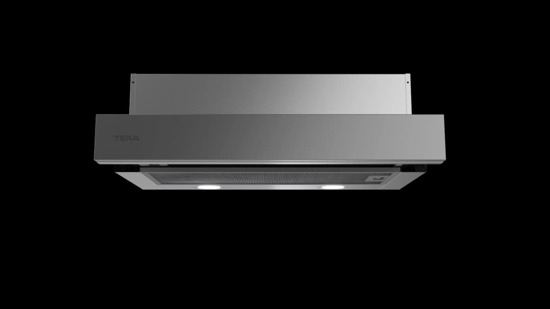 TEKA PLR 6320 MCS IX — Campana Integrable 60 cm, Inoxidable, Doble Motor, Recirculación Frontal, 440 m³/h