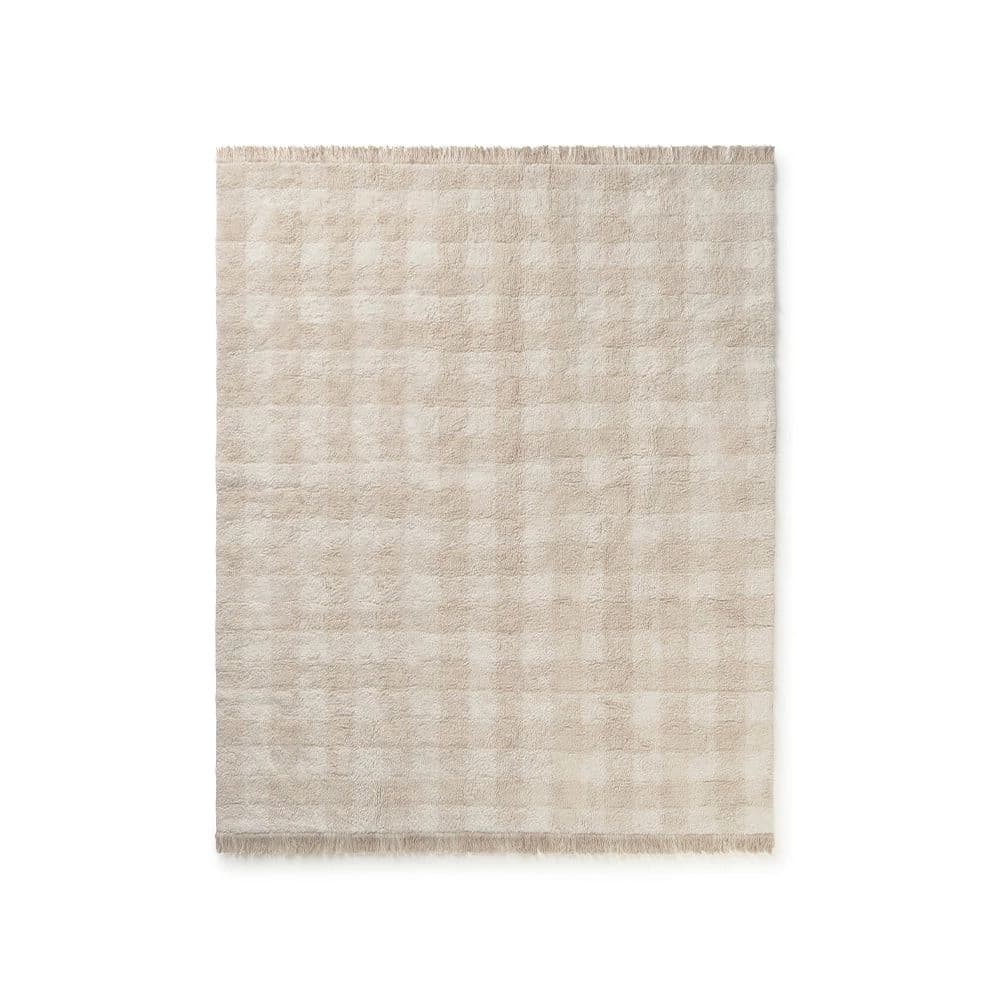 Alfombra lavable - Vichy Ivory