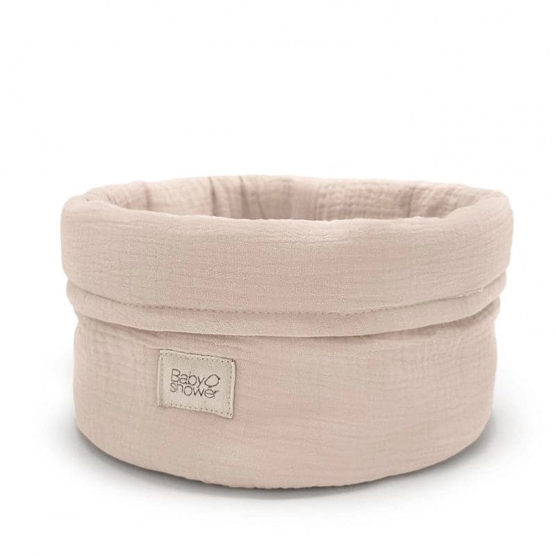 Cesta organizadora algodón - M - nude powder