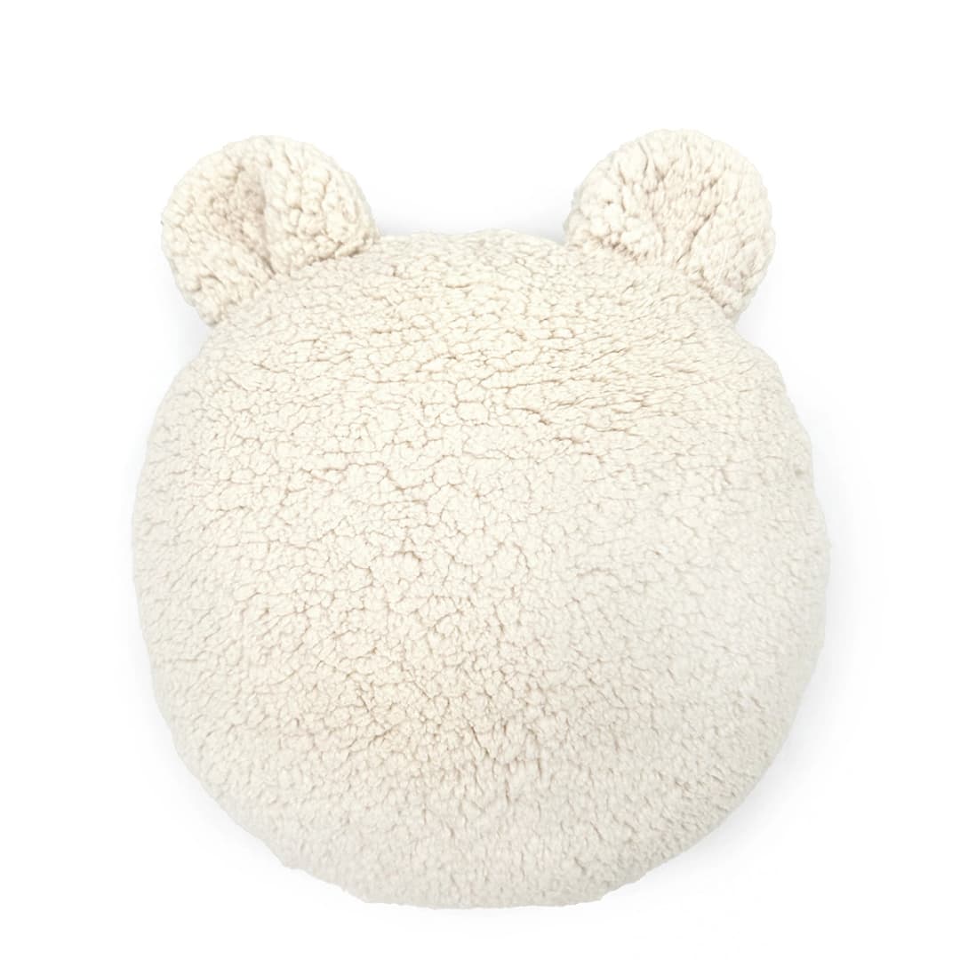 Cojín con bolsillo teddy - Mouton