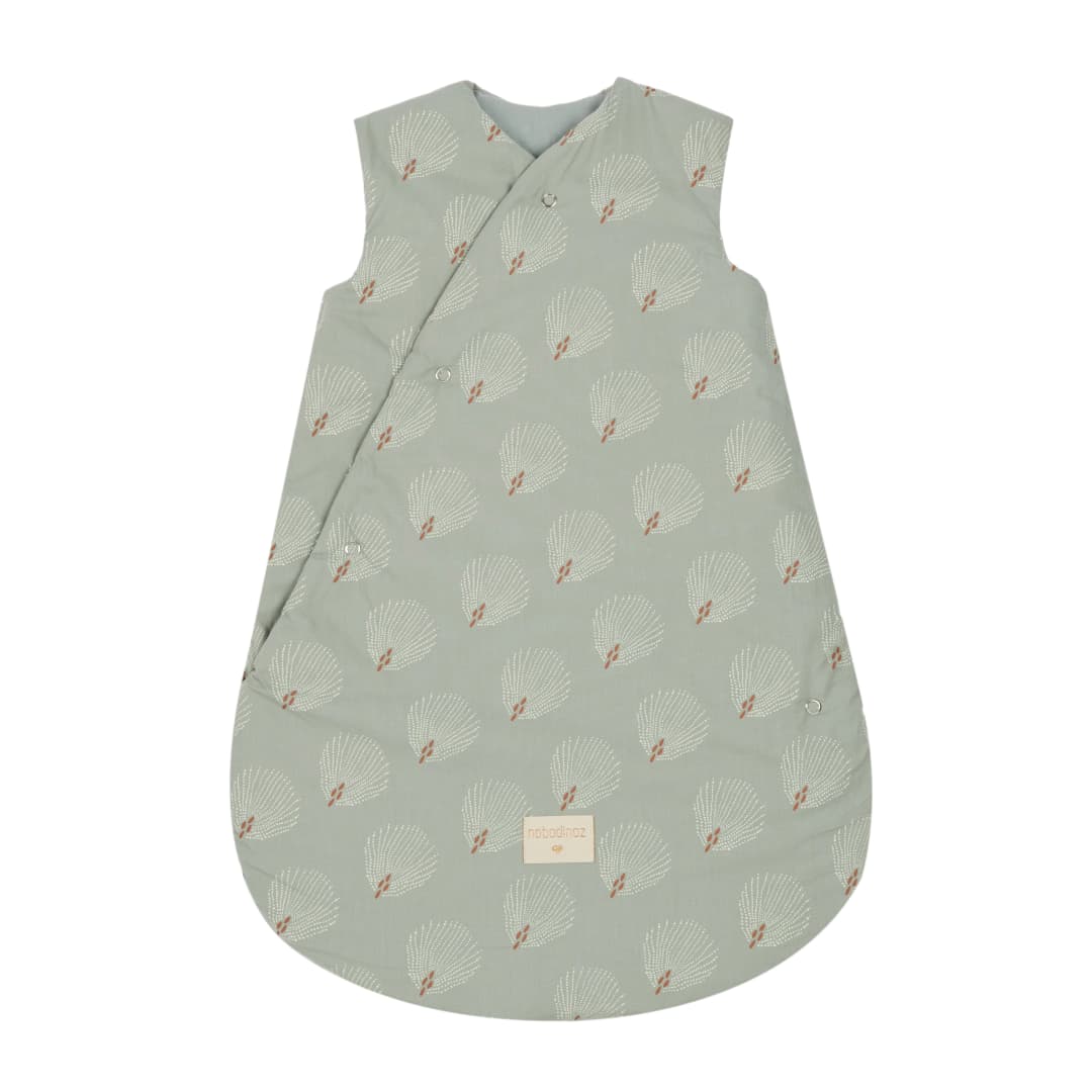 Saco de dormir Snowy Warm - White Gatsby / Antique Green - 0 a 6 meses