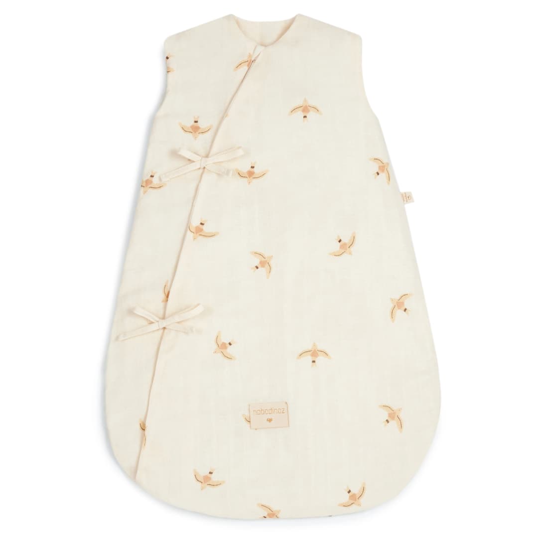 Saco de dormir Verano New Dreamy - Nude Haiku Birds Natural - 6 a 18 meses