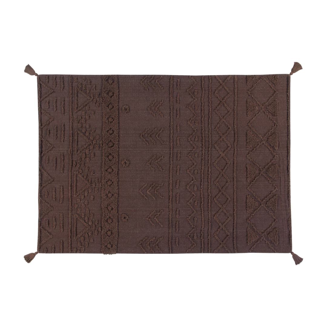 Alfombra Lavable Tribu Café Tierra - M - 140 x 200 cms