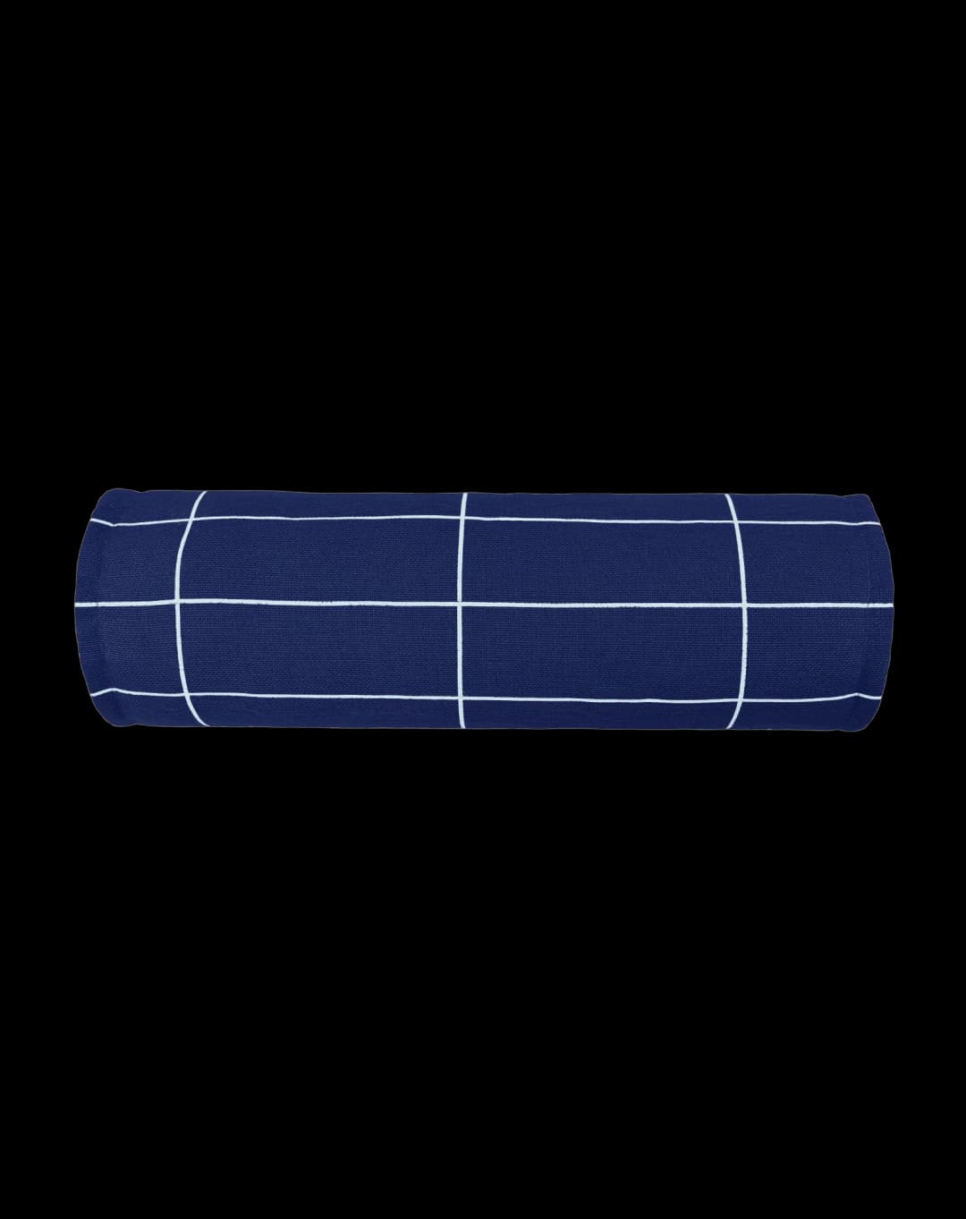 Cojín vibes cylinder - Navy blue windowpane