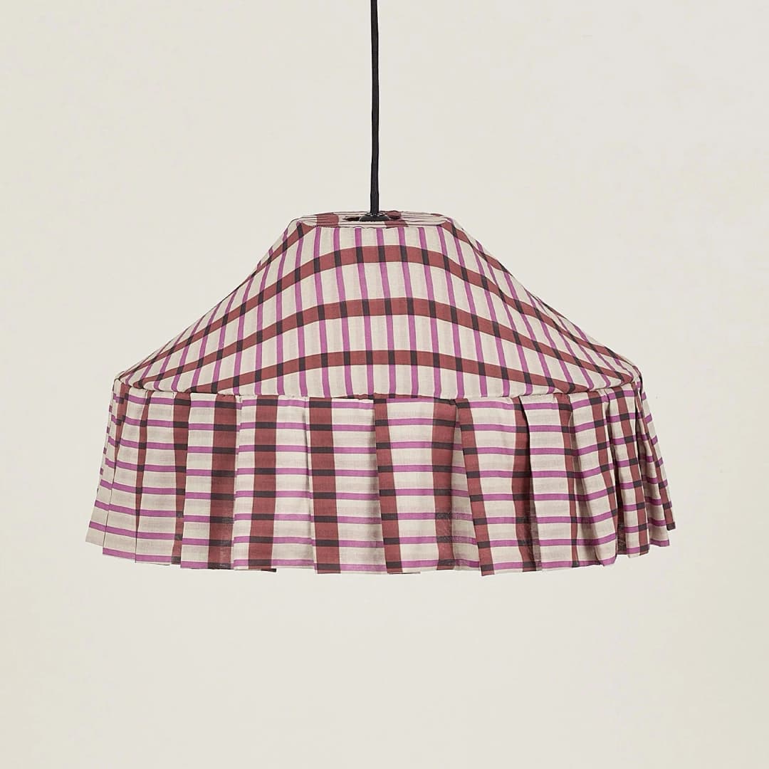 Lámpara colgante Nicole 50 cm - Brown purple mosaic