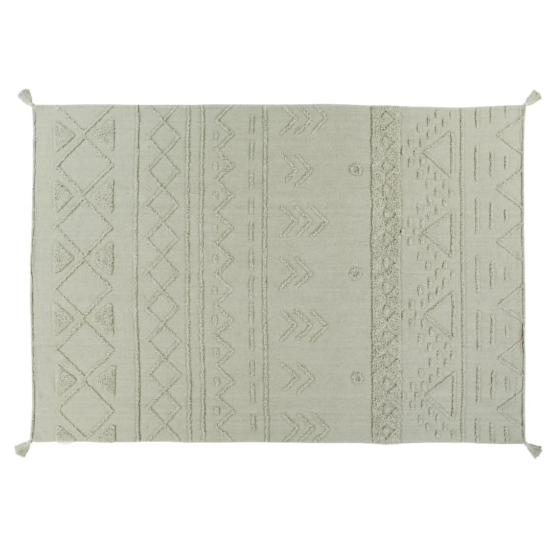 Alfombra Lavable Tribu Oliva - L - 170 x 240 cms