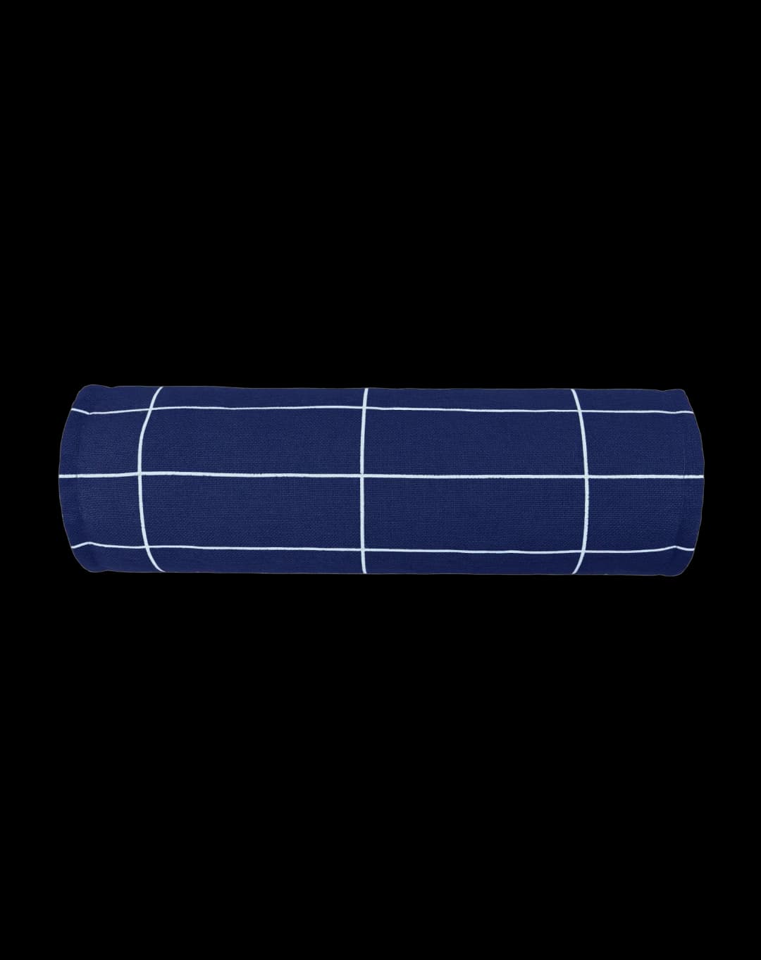 Cojín vibes cylinder - Navy blue windowpane