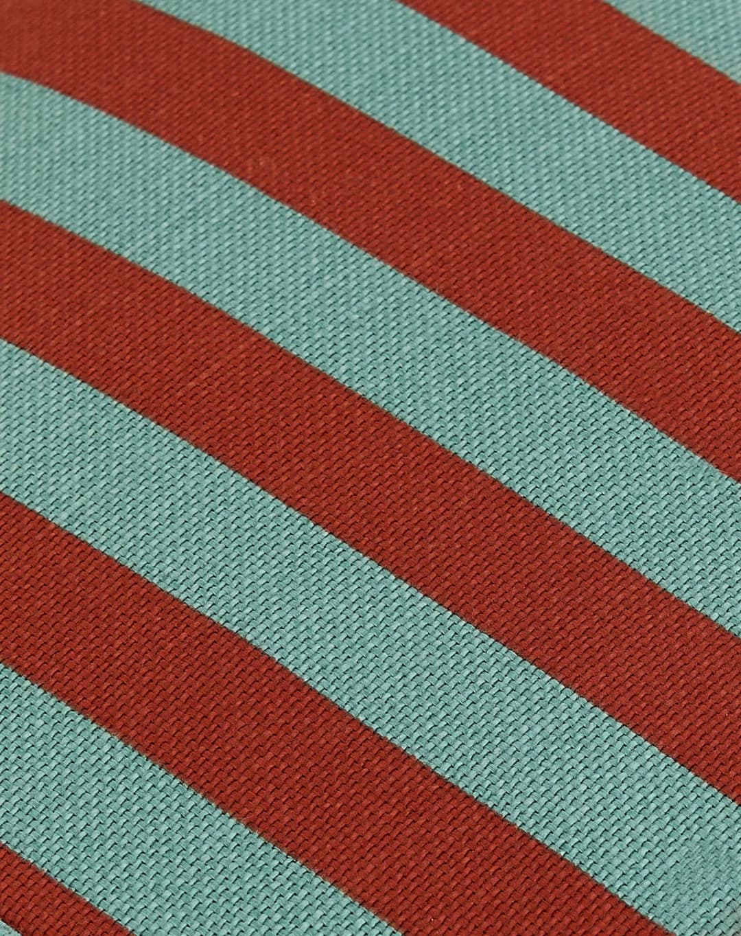 Pouf redondo vibes - Red teal green stripes