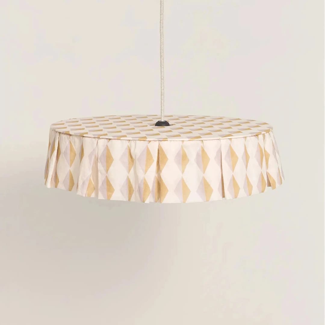 Lámpara colgante Vibes 50 cm - Mustard lilac harlequin