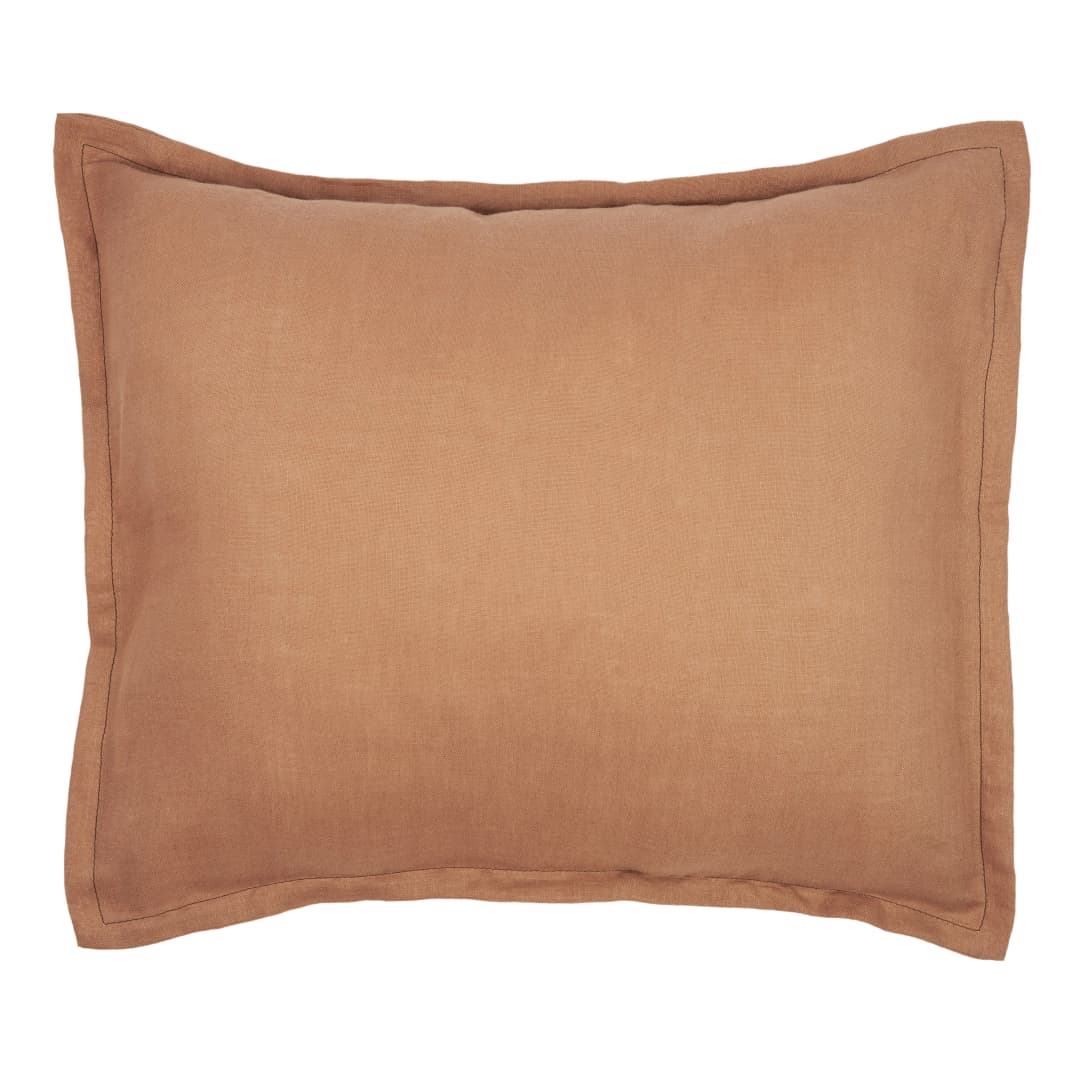 Funda de cojín Lin Français 40 x 45 cm - Noisette