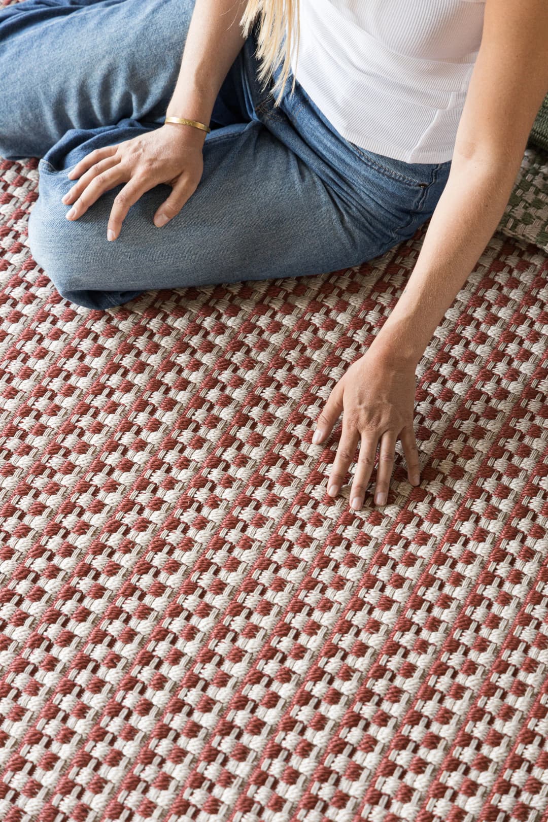 ALFOMBRA LAVABLE CESTERÍA TERRACOTA DT 3488 - 300 CM X 400 CM