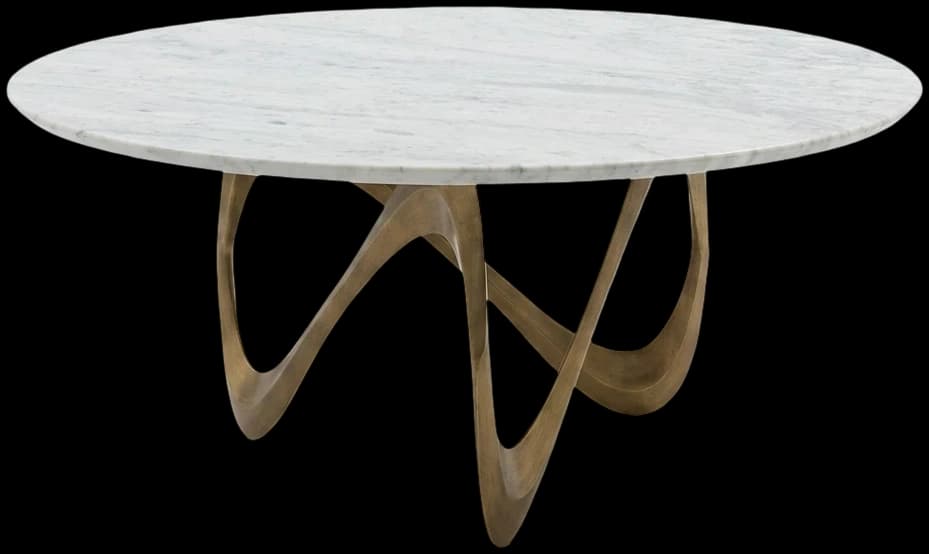 Mesa de centro Infinito cubierta mármol