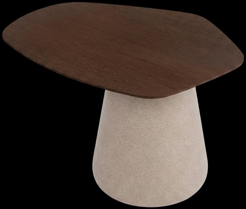 Mesa centro Seixo 70x52x36 Malto mineral