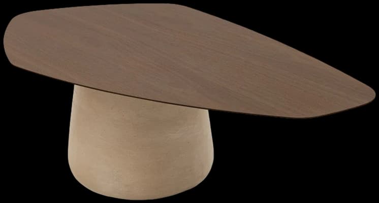 Mesa centro Seixo 120x70x43 Malto mineral