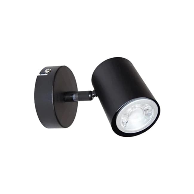 Foco negro dirigible muro o techo Ø5,8x12,7 GU10 - CEFO0014