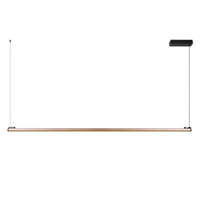 Lámpara colgante lineal aluminio taupe 36W LED - LULC0308