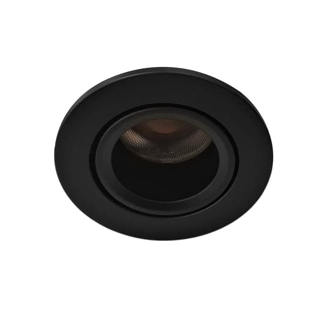 Foco embutido negro dimeable Ø6.2cm 10W LED - TOFO0121