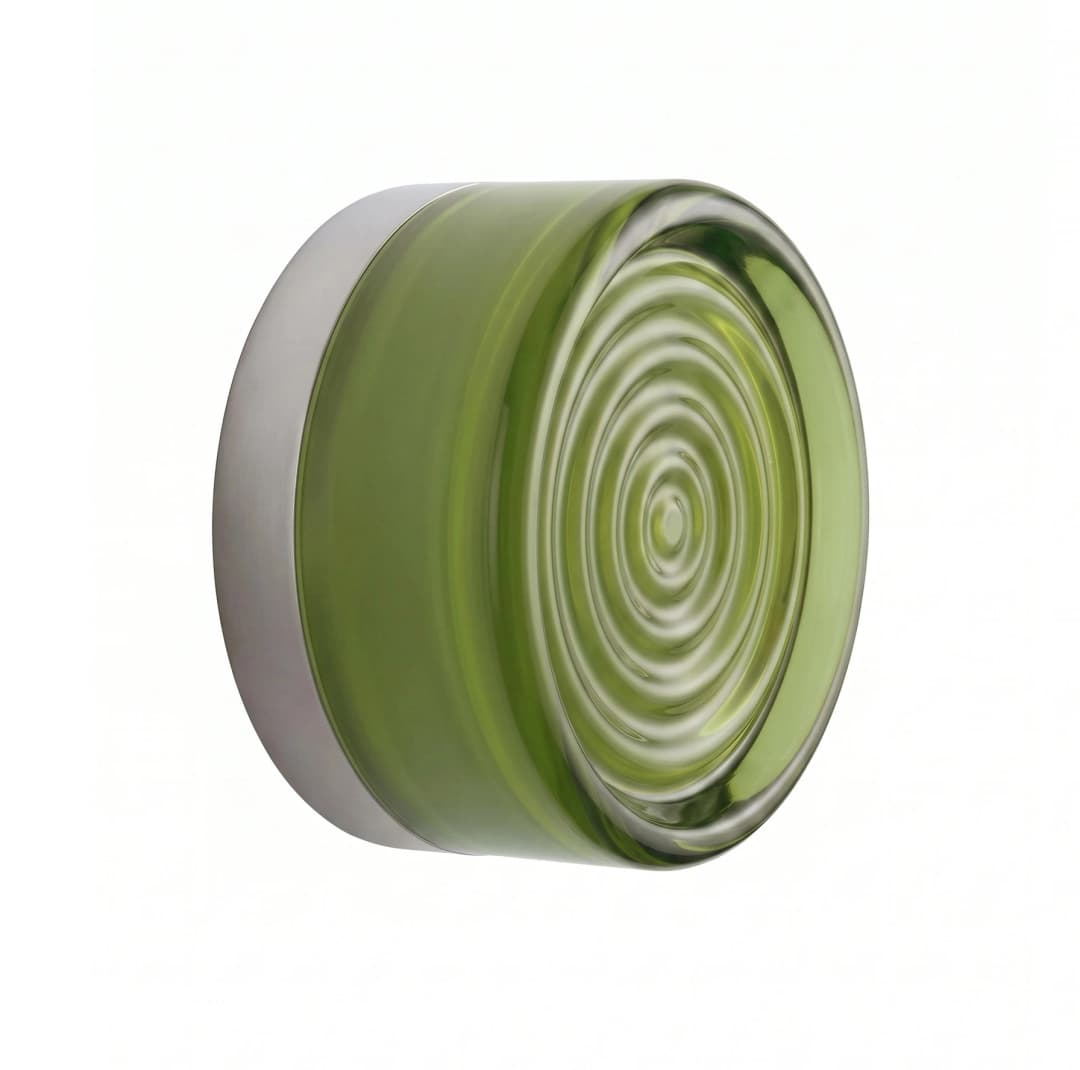 Apliqué acrílico verde 13,7x7cm LED 5W - LGAP0157