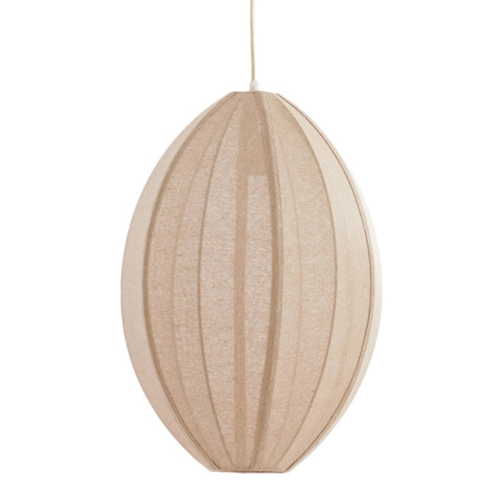 Lámpara colgante yute natural Ø38x51 cm E27 - LLLC0633