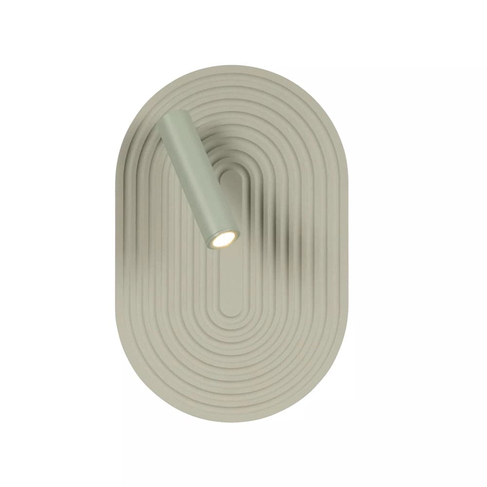 Aplique madera verde 18,4x17x28,1 cm 12,6W LED - LUAP0198
