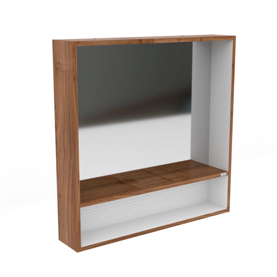 Mueble Botiquín Kyle con Espejo Café Suspendido 700x70 cm