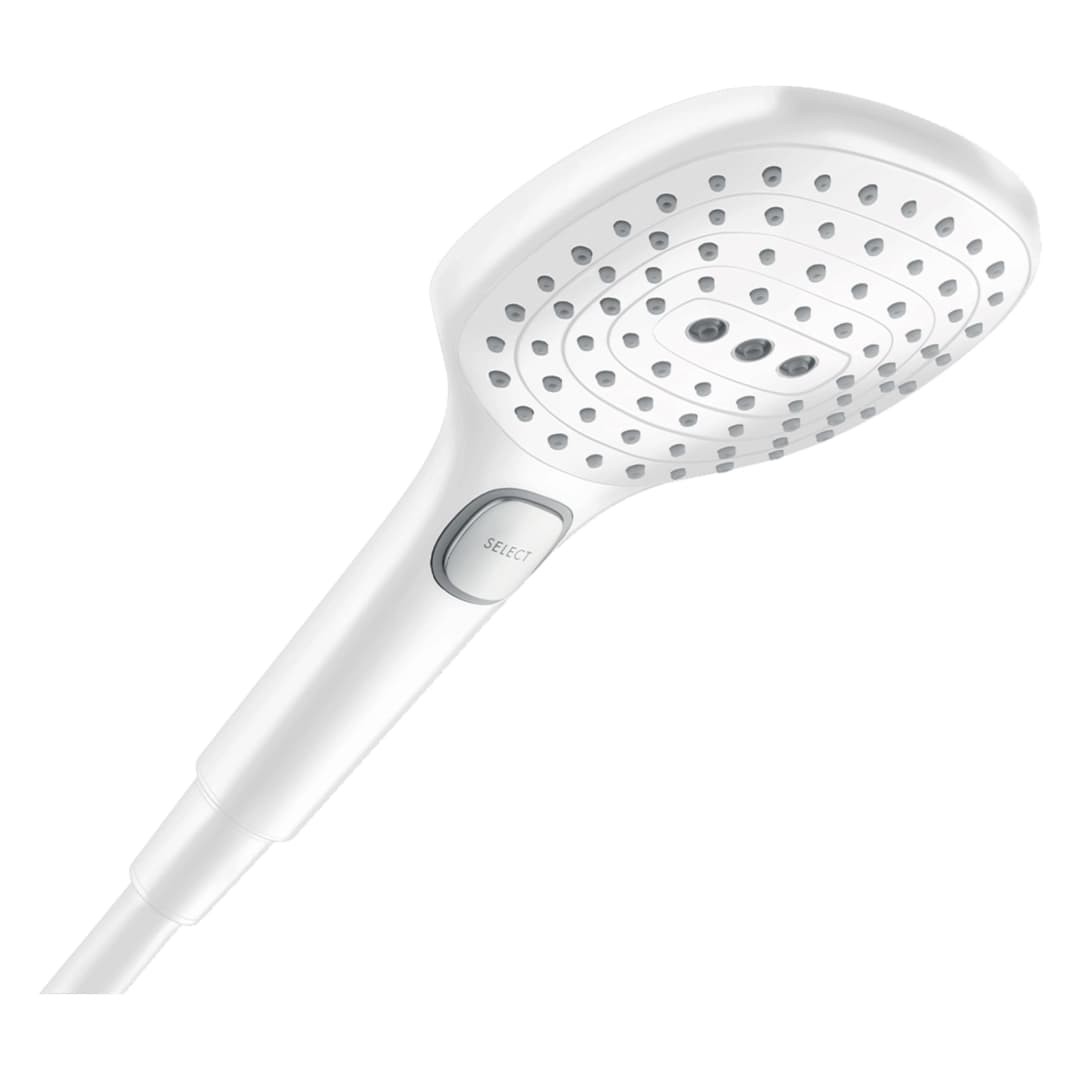 Grifería Ducha Fono Raindance S 120 3 Jet Blanco Mate