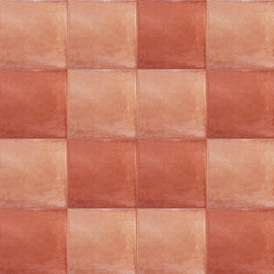 Cerámica Muro Olaria Coral Brillante 15.4x15.4 cm