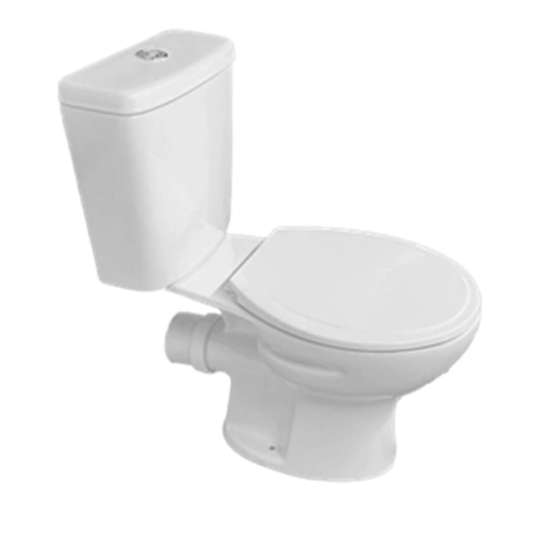 WC Two Piece Vita Descarga a Muro 190 mm