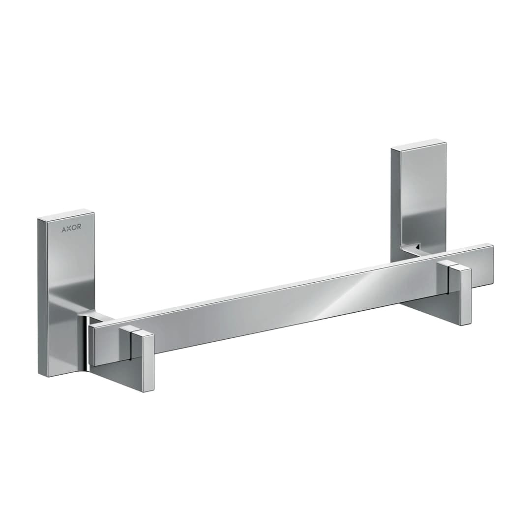 Toallero Universal de Barra Metal Cromado 34x8.6x11 cm