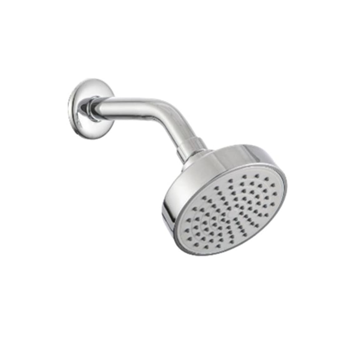 Grifería Brazo y Ducha Fija ABS Universal Cromo 190 mm