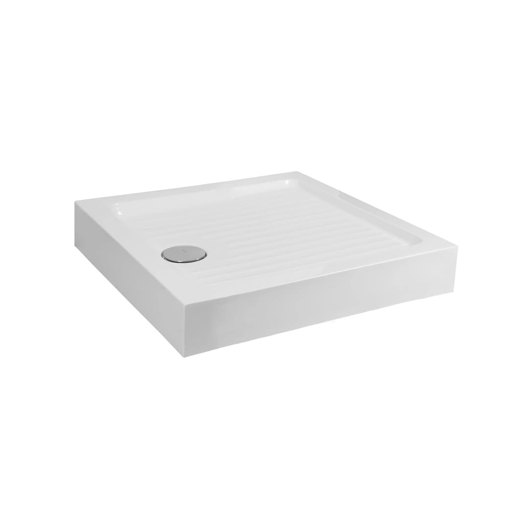 Receptáculo Zen con Desagüe Blanco 900x900 mm