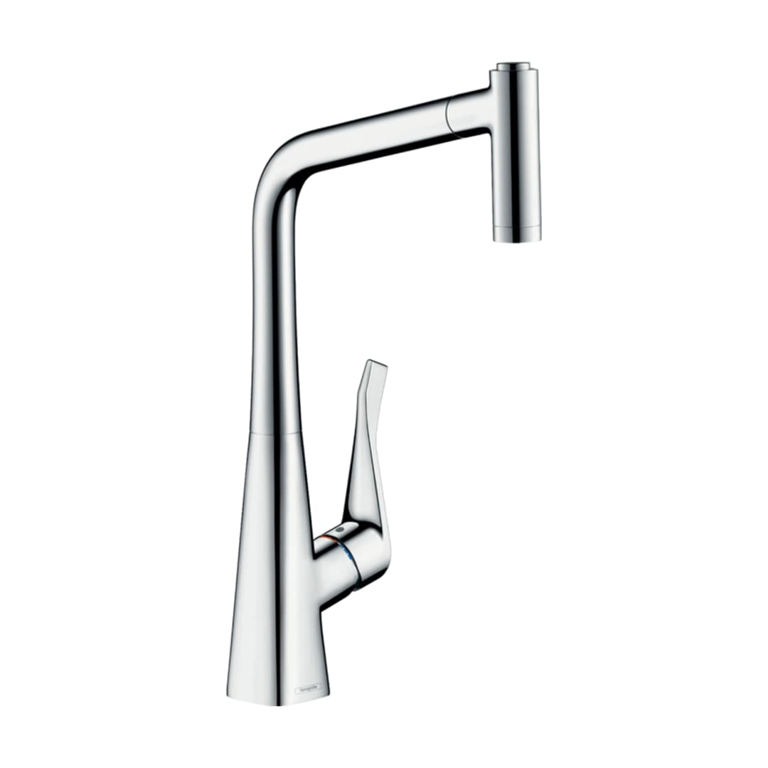 Grifería Cocina Metris M71 Caño Extraíble 2 Jet 14820000 Cromada