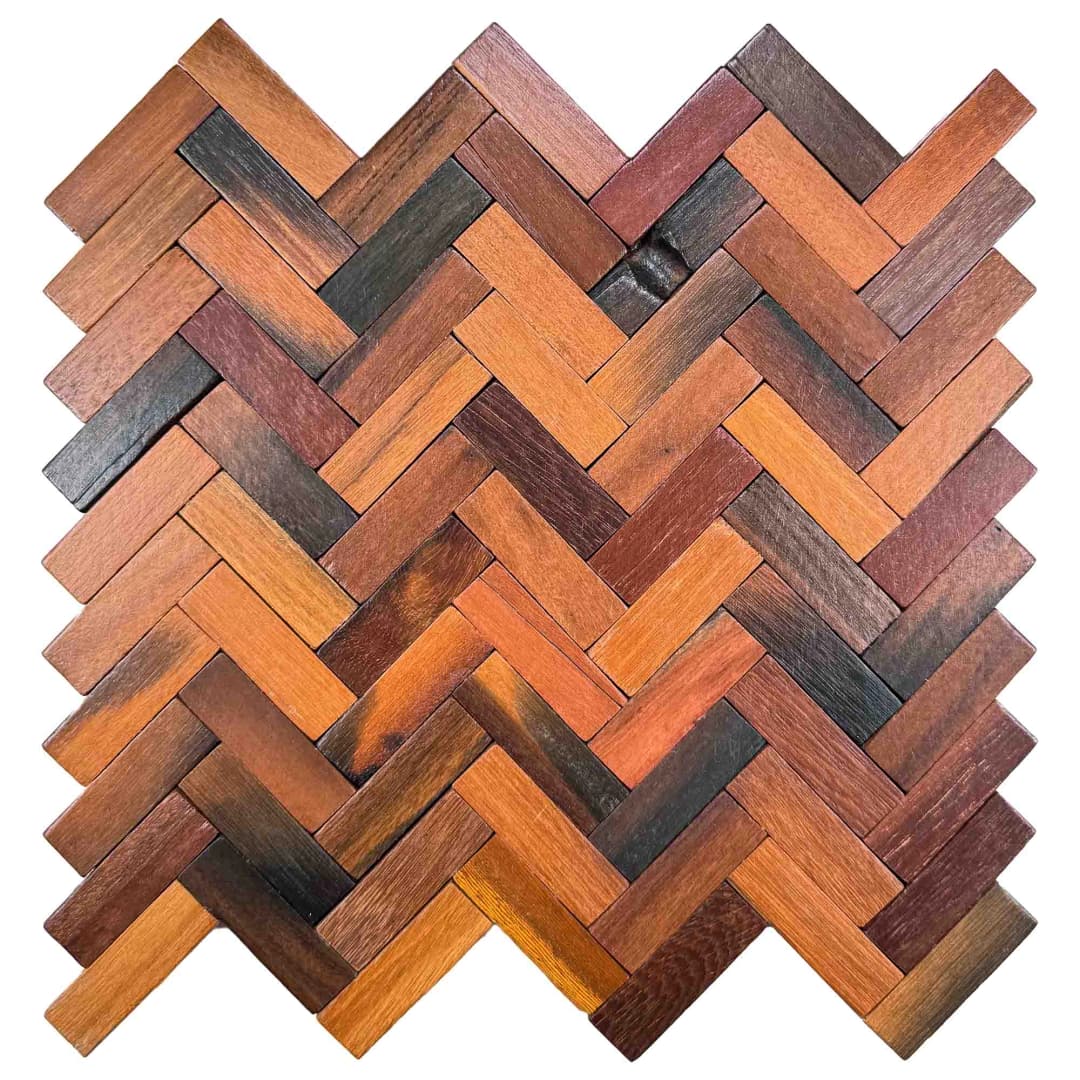 Mosaico Chevron Wood 30x30 cm