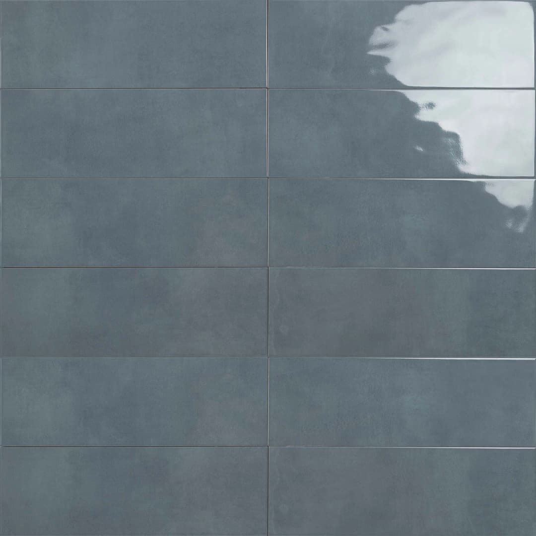 Cerámica Muro Spring Azul Brillante Bold 20x60 cm